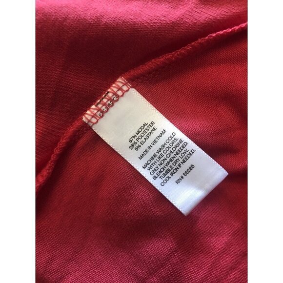 NWT Express Womens Size Small Orange Sleeveless Top Ruffles - Picture 5 of 5